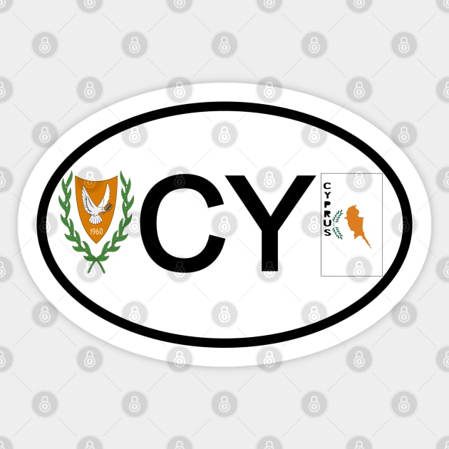 Cyprus car country code Sticker by Travellers